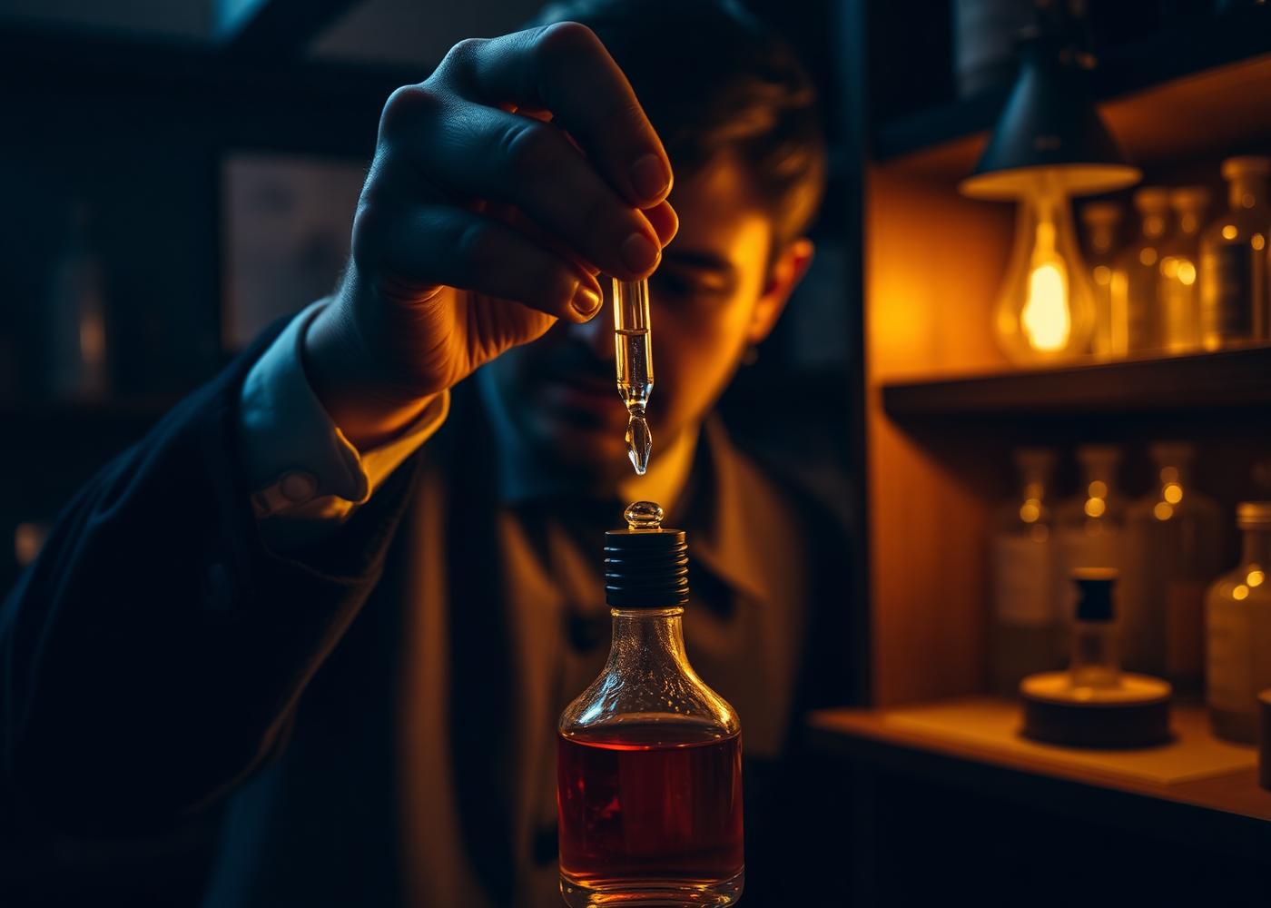 Master perfumer at work